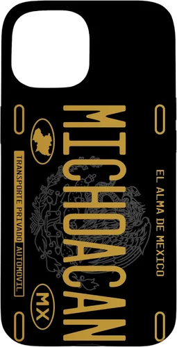 Miniatura 6 de Michoacano Michoacan Mexican State License Plate Phone Case for iPhone 17