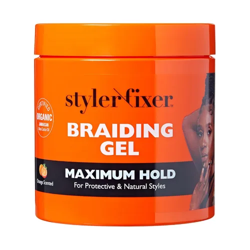 Miniatura 14 de Red by Kiss Gel para Trenzas de Fijación Extrema Styler Fixer para Trenzas de Caja y Cornrows, Hidratante, Acondicionador, Control de Encrespamiento