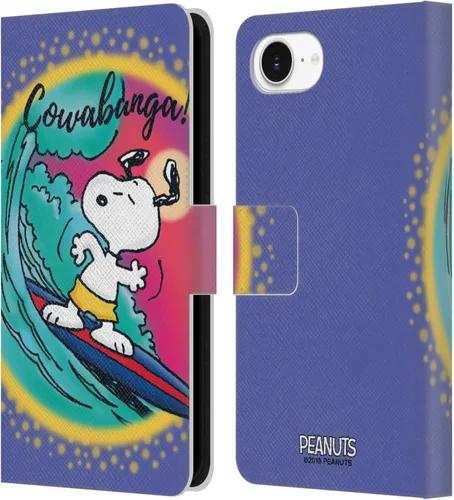 Miniatura 43 de Head Case Designs Funda de piel con licencia oficial de Peanuts Beach Surf Snoopy Boardwalk Airbrush compatible con Apple iPhone 11