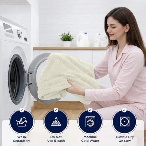 Miniatura 149 de DAN RIVER Paquete de 2 sábanas de baño de 35x70 pulgadas, sábanas de baño jumbo acanaladas para adultos, toallas grandes gruesas y absorbentes