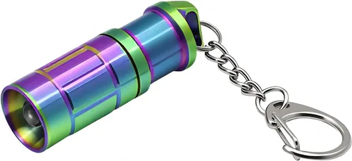 Miniatura 13 de e1 Llavero Linterna Más Pequeña Micro Mini Pequeño Llavero Luz Duradera Luz de Seguridad para Llevar Todos los Días Emergencias al Aire Libre Pasear