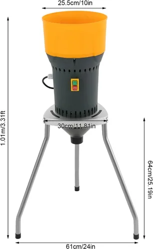 Miniatura 5 de YIYIBYUS Molinillo de grano de 110 V, molinillo eléctrico de maíz, molinillo de cereales secos para granos secos/deshidratados, especias, arroz