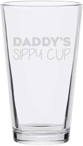 Miniatura 2 de Veracco Daddy's Sippy Cup - Vaso de cerveza para papá, divertido vaso de cerveza para papá, abuelo o padrastro, 16 onzas