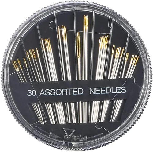 Miniatura 2 de Eketirry Agujas de coser a mano de alta calidad, 30 agujas surtidas para reparación de costura, 6 tamaños diferentes de agujas de coser con 2