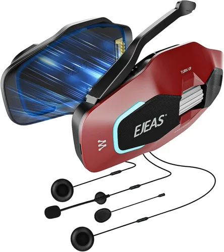 Miniatura 11 de SolaMr X10 Auriculares Bluetooth para Casco de Motocicleta Altavoces Audífonos, Intercomunicador para Casco de Esquí Sistema de Comunicación