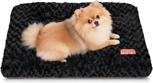 Miniatura 27 de Alfombrilla para jaula de perro, colchón de jaula de perro de felpa, colchón para jaula de perro suave, almohadilla antideslizante para jaula