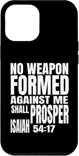 Miniatura 24 de iPhone 13 Pro No hay arma formada contra mí prosperará Isaías 54:17
