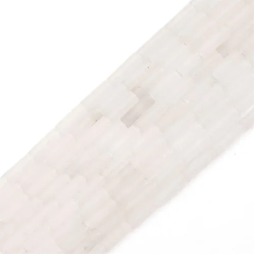 Miniatura 14 de BEADIA Granos de tubo de piedra africana natural de Bood Cilindro 0.079x0.157 in 15.0 in/Strand Stone Beads para la fabricación de joyas