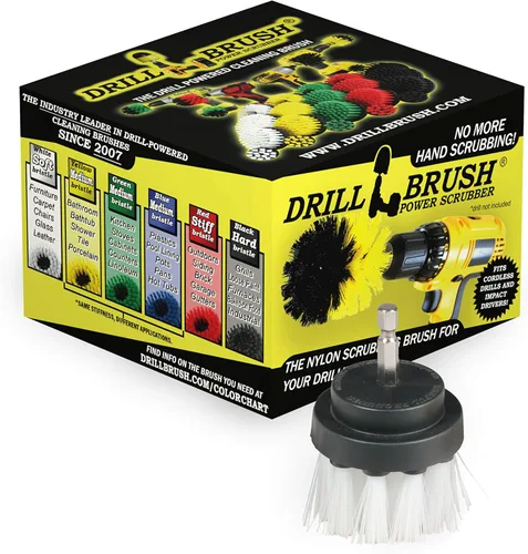 Suministros de limpieza - Cepillo exfoliante - Productos para detalles de automóviles - Cepillo de detalles - Cepillo de rueda - Limpiador de Blanco