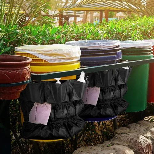 Miniatura 4 de Frienda Bolsa de limpieza para contenedores de basura, organizador de almacenamiento de basura, organizador de almacenamiento, se adapta a latas