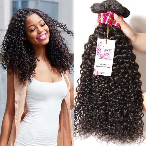Miniatura 7 de Extensiones de pelo rizado virgen de Malasia UNice, venta al por mayor, 3 paquetes grado 7A sin procesar, extensiones de pelo humano color natural