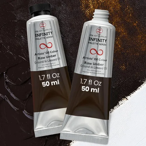 Miniatura 17 de Caja de Blancos de ZenART para tonos impecables - 200 ml de blanco de titanio, 50 ml de blanco de zinc y titanio y ocre amarillo de Nápoles - Caja
