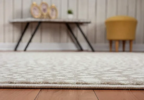 Miniatura 8 de Abani Alfombra de área con estampado de guepardo beige, colección Arto - Alfombra de acento contemporánea y duradera (2'2" x 8')
