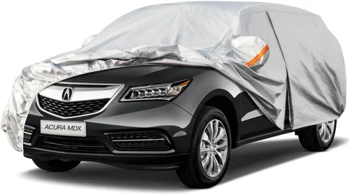 Miniatura 12 de Kayme - Cubierta completa impermeable de 6 capas para automóvil, apta para todo clima, protección para exteriores contra lluvia, rayos ultravioleta
