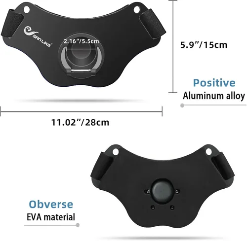 Miniatura 6 de Cinturón de pesca Cinturón de lucha ajustable de aluminio/fibra de carbono/cinturón de lucha de plástico Cinturón de pesca de pie