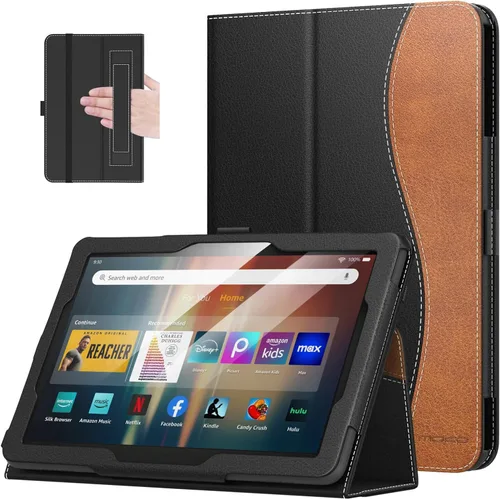 Miniatura 27 de MoKo - Funda compatible con la tablet Kindle Fire HD 8 y 8 Plus (10ª generación, versión de 2020), funda de soporte plegable y diseño delgado