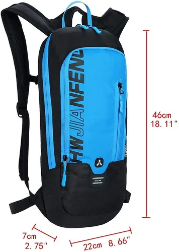 Miniatura 4 de Hebetag Mochila para bicicleta de montaña, mochila de ciclismo para hombres y mujeres, viajes, deportes al aire libre, motocicleta, bicicleta