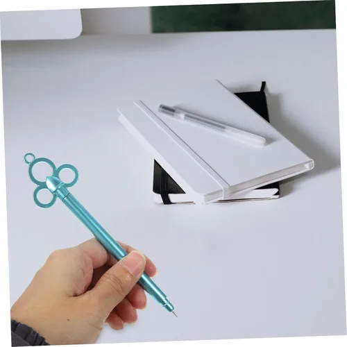 Miniatura 5 de 12 bolígrafos de gel con forma de llave vintage, punta fina, bolígrafos de escritura suave para estudiantes, oficina, toma de notas, estilos mixtos