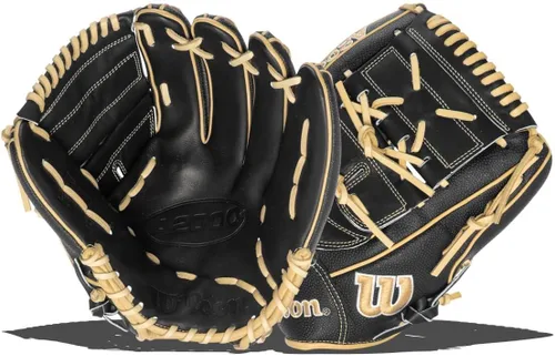 Miniatura 10 de Wilson A2000 Guantes de béisbol para lanzador - 11.75" y 12" Negro/Bronceado Saddle