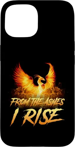 Miniatura 6 de Funda de regalo motivacional para iPhone 13 Pro Max From the Ashes I Rise Phoenix Bird