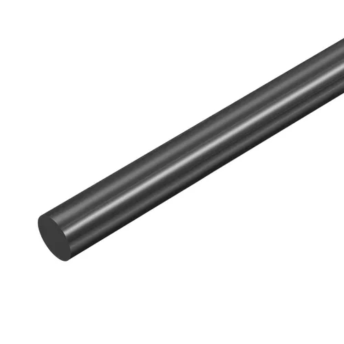 uxcell Varilla redonda de plástico de 5/8 pulgadas de diámetro y 20 pulgadas de longitud negra (POM) Varillas de polioximetileno de ingeniería de