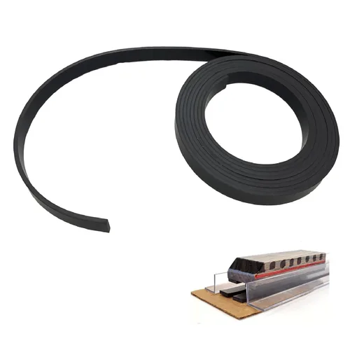 Cinta magnética monopolar de 1/2" para proyecto científico de tren Maglev, reemplazo. Grosor de 0,12 pulgadas (longitud 10 pies)