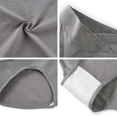 Miniatura 3 de Mama Cotton Under The Bump - Ropa interior de maternidad para embarazo, posparto, paquete múltiple