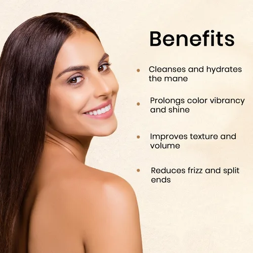 Miniatura 3 de MOEHAIR Paquete de trío: champú con infusión de proteínas + acondicionador Color Alive y acondicionador sin enjuague (12 onzas líquidas cada uno)