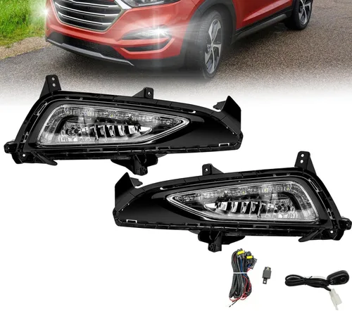 Miniatura 37 de Fog Lights Compatible With 2013 2014 2015 Ford Explorer Front Bumper Driving Lamp Assembly Clear Lens