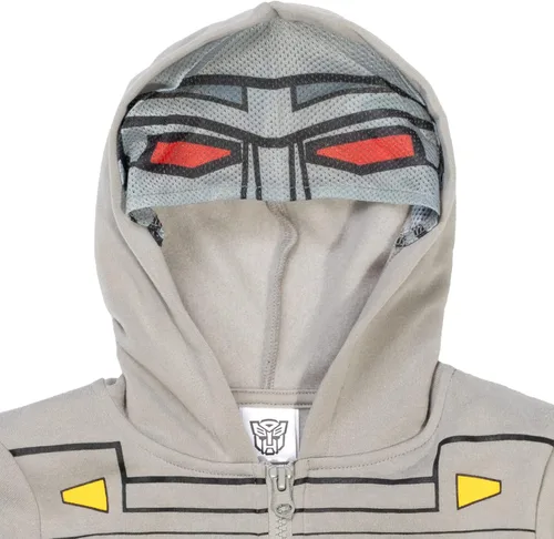 Miniatura 3 de Transformers Megatron Bumblebee - Sudadera con capucha de forro polar con cremallera para niños pequeños y grandes
