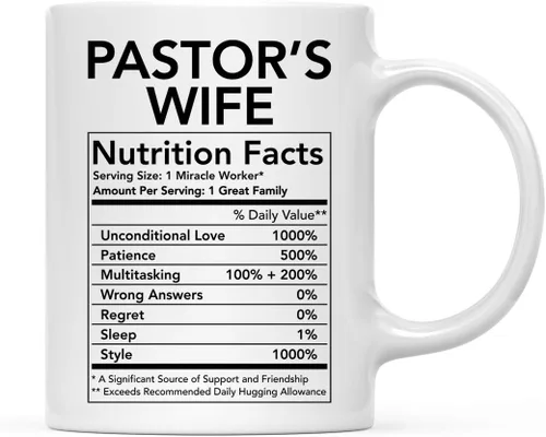 Miniatura 52 de Andaz Press Divertida taza de té de café de cerámica de 11 onzas, regalo de agradecimiento, datos nutricionales del ejército, paquete de 1, ideas