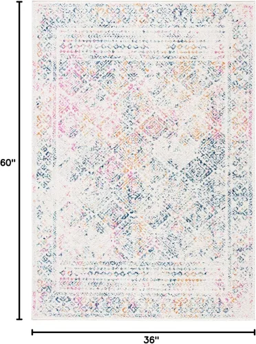 Miniatura 146 de Safavieh - Alfombra decorativa de la colección Tulum, modelo TUL264F, estilo marroquí, bohemio y desgastado, no suelta pelusa, para sala, vestíbulo