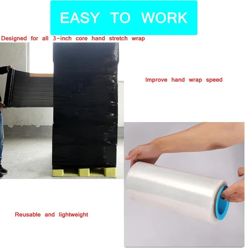 Miniatura 5 de 3 pares de película elástica de plástico protector de mano, mango protector de película elástica, extractor de película manual, compatible