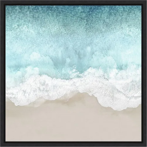 Miniatura 7 de Amanti Art Lienzo enmarcado para pared, 16 x 16 pulgadas, olas del océano II, por Maggie Olsen, lienzo enmarcado para pared, obras de arte de playa