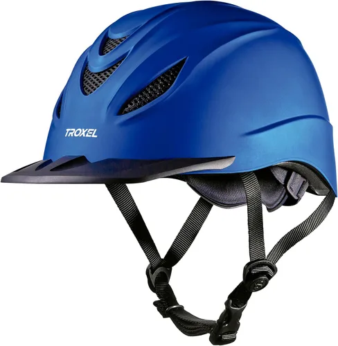 Miniatura 7 de Troxel Intrepid - Casco de equitación para caballos de silla, diseño ajustable de bajo perfil, equipo de seguridad para equitación Rosa Blush Duratec