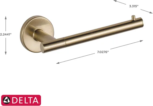 Miniatura 4 de Delta Trinsic - Soporte para papel higiénico y toallero de pared Lahara en bronce champán