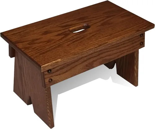 Miniatura 3 de Peaceful Classics Amish Taburete escalonado hecho a mano para niños, baño, dormitorio, sala de estar o cocina para adultos, taburete multiusos hecho