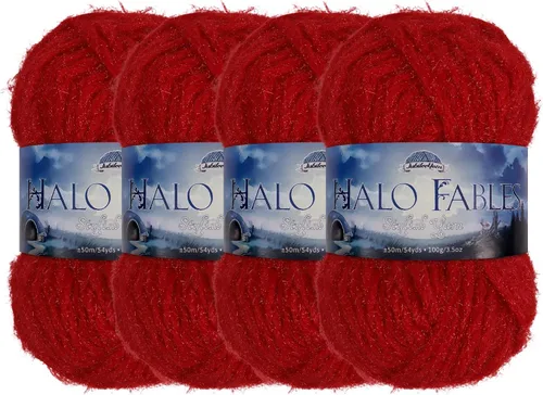 Miniatura 56 de JubileeYarn Halo Fables Yarn - 100g/Skein Bulky Polyester - North Wind Sun - 2 Skeins