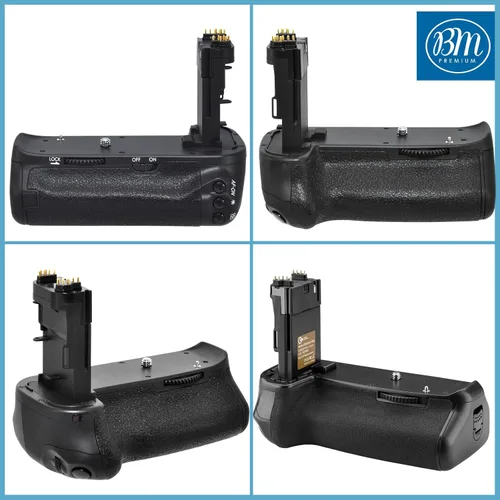 Miniatura 2 de Kit de agarre de batería para cámara SLR digital Canon EOS 70D, EOS 80D, EOS 90D incluye agarre de batería de repuesto BG-E14 + cantidad de 2