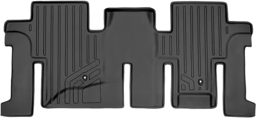 SMARTLINER Alfombrillas de suelo de ajuste personalizado, forro de segunda fila, color negro, compatibles con Nissan Pathfinder 2013-2020/Infiniti
