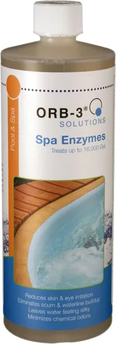 Miniatura 6 de Orb-3 botella de enzimas para spa, Amarillo translúcido