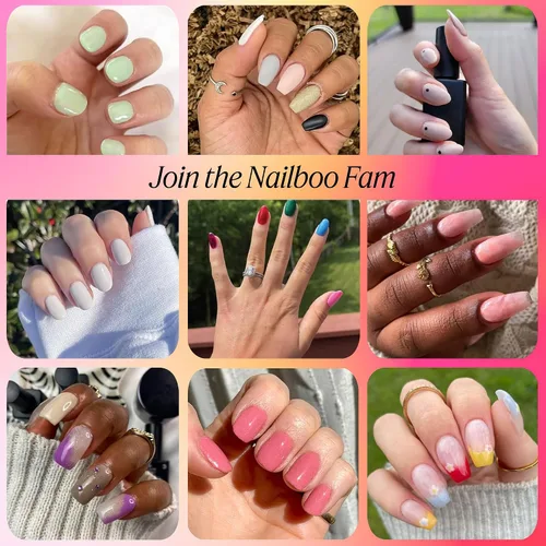 Miniatura 8 de Nailboo Forever Glaze Esmalte de uñas de gel, altamente pigmentado y resistente al desconchado, perfecto para kit de uñas y kit de manicura
