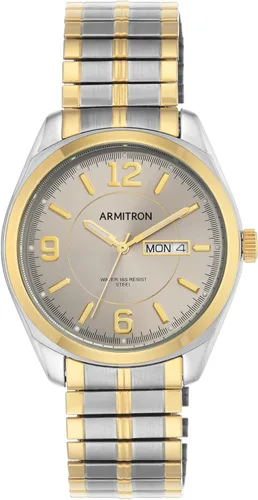 Miniatura 4 de Armitron Reloj de pulsera para hombre con función de día-fecha, correa de expansión, 20-4591