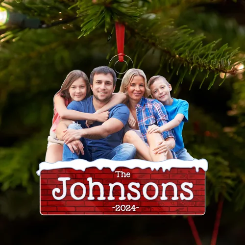 Miniatura 11 de Adorno fotográfico personalizado, adornos de Navidad personalizados, impresión de doble cara, acrílico 2D, 3.5 pulgadas, 4.25 pulgadas o 5.25