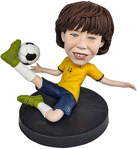 Miniatura 18 de Figura personalizada de Bobble-Heads Muñeca, Taekwondo 6th Dan Man Custom Bobble Head, Figuras de Cabeza Bobble Hecho a mano, Escultura