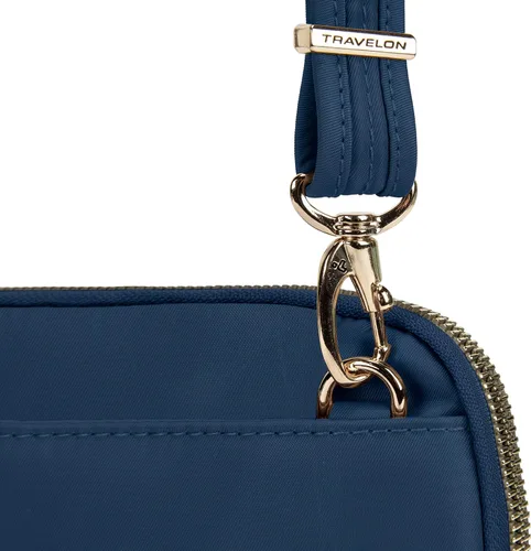 Miniatura 7 de Travelon Bolso cruzado convertible a medida antirrobo para mujer, Zafiro, talla única , Travelon Bolso cruzado convertible a medida antirrobo