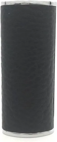 Miniatura 3 de Metal negro cuero encendedor caso cubierta titular para BIC tamaño completo encendedor tipo J6