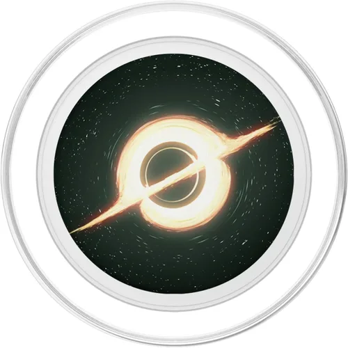 Miniatura 2 de Black Hole Event Horizon Star Singularity Space Curvature PopSockets MagSafe PopGrip para iPhone
