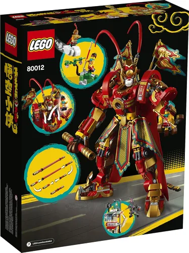 Miniatura 4 de LEGO Monkie Kid: Monkey King Warrior Mech 80012 Kit de construcción de juguete (1,629 piezas)
