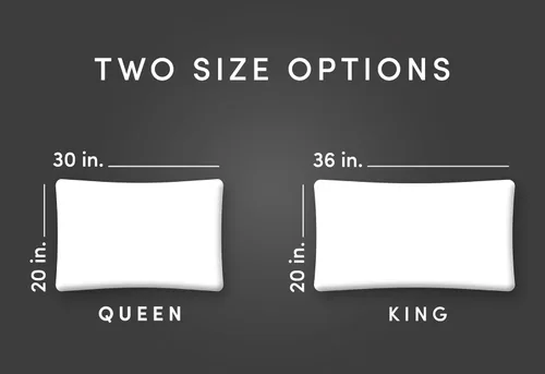 Miniatura 3 de Almohada alternativa de plumón – Almohada hipoalergénica sin plumas – Queen (20 x 30 pulgadas)